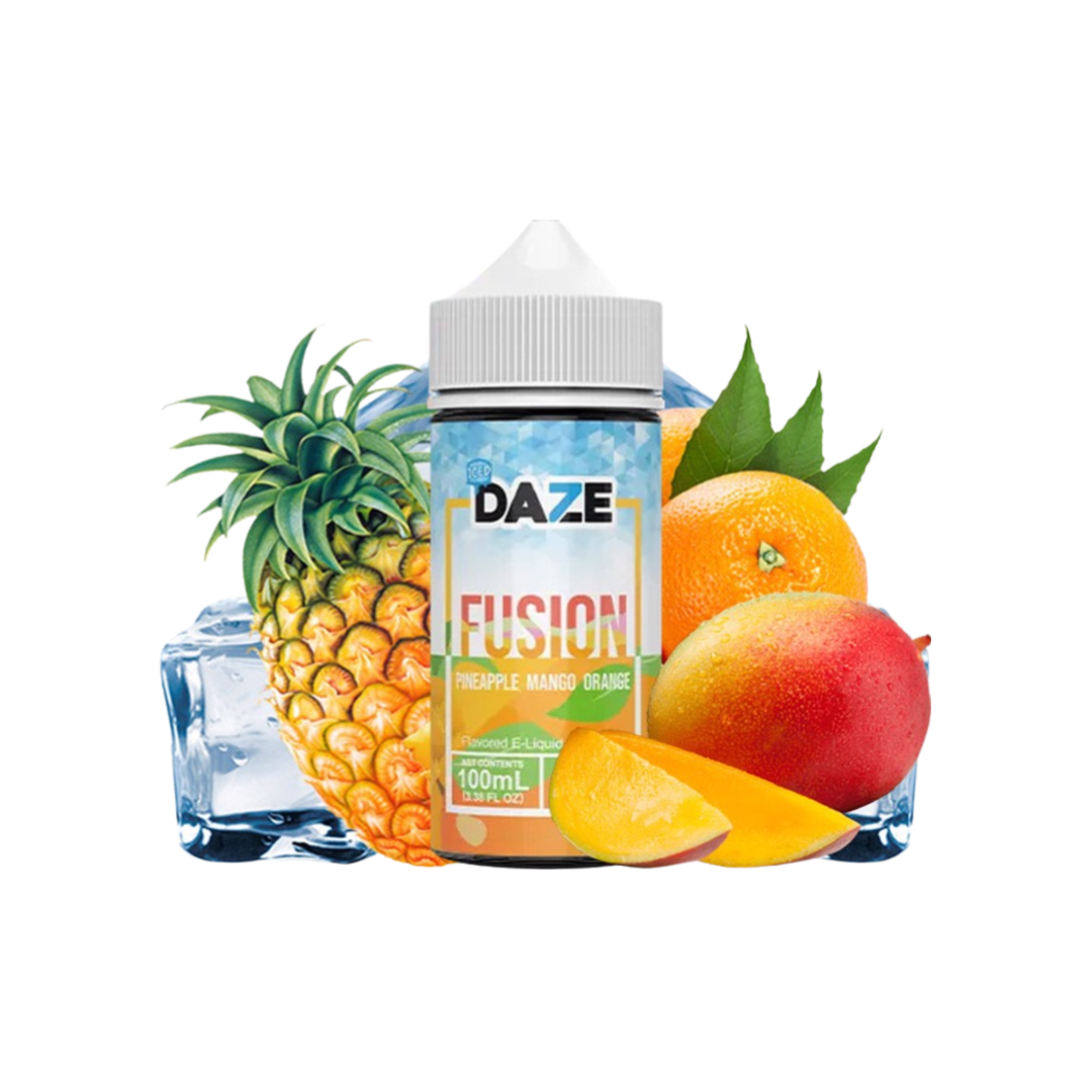 7 Daze Fusion 100ml Pineapple Mango Orange - Dứa Xoài Cam